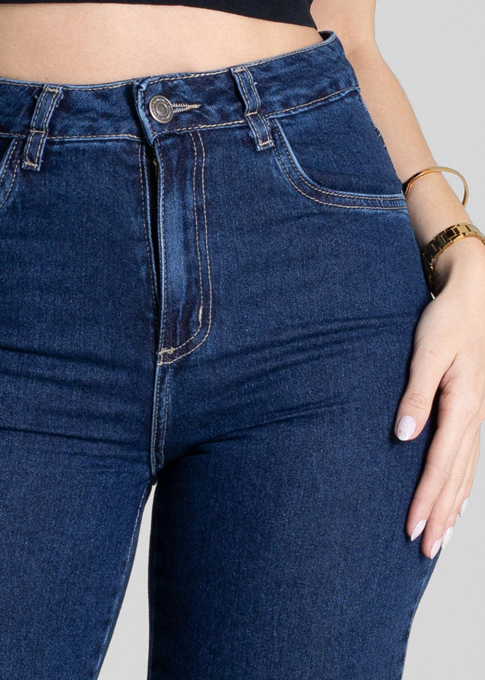 Calça Jeans Sawary Wide Leg - 280813 AZUL