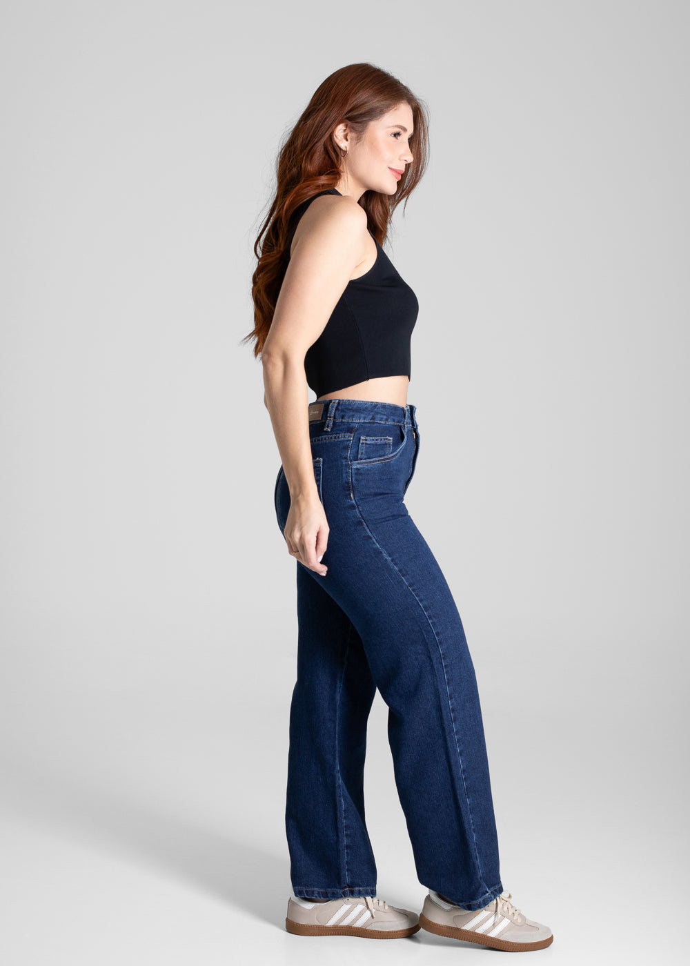 Calça Jeans Sawary Wide Leg - 280813 AZUL