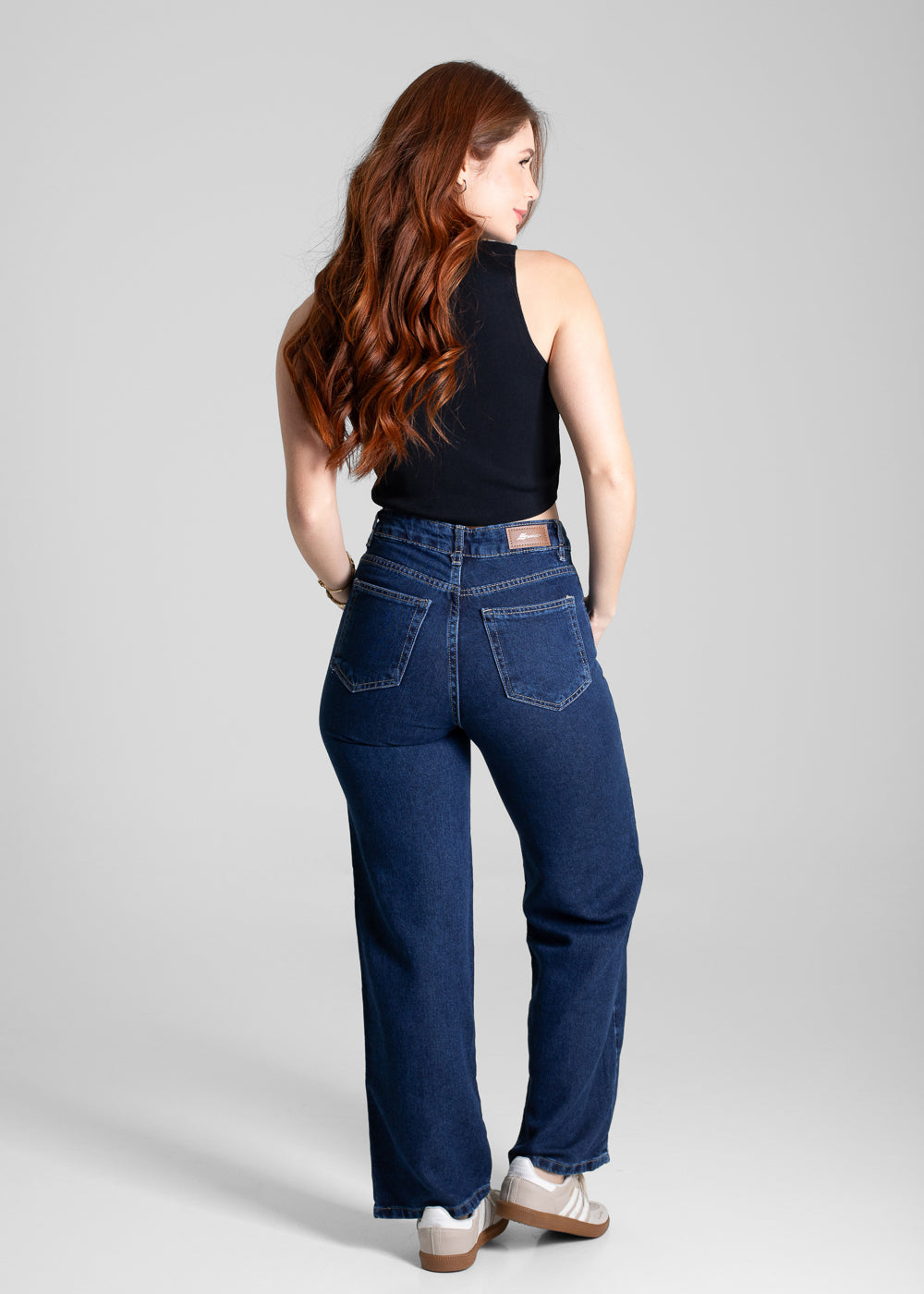 Calça Jeans Sawary Wide Leg - 280813 AZUL
