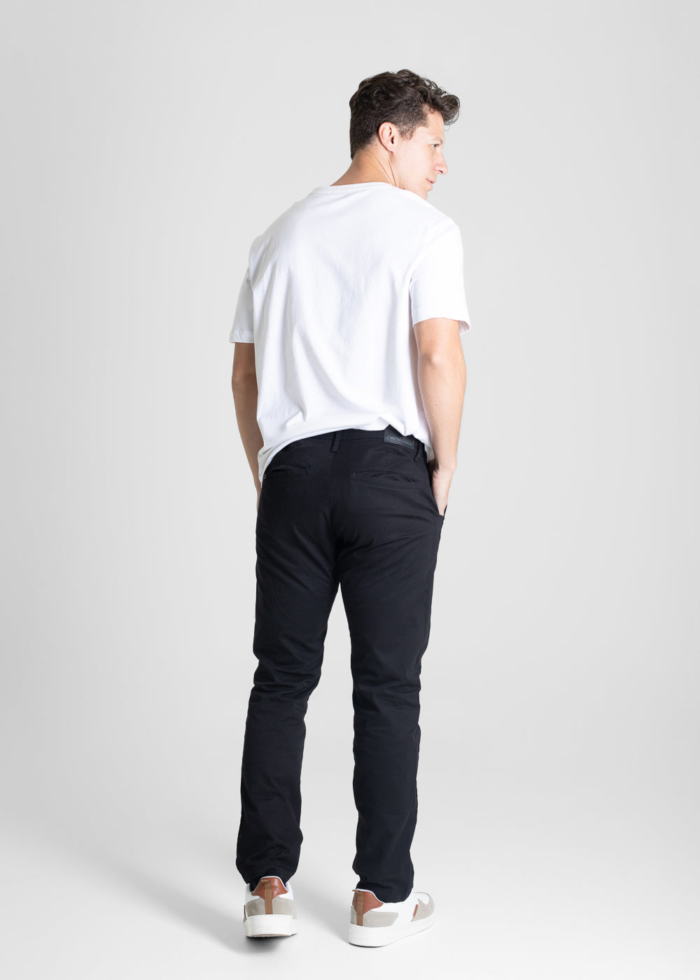 Calça Sarja Sawary Slim - 280832 PRETO