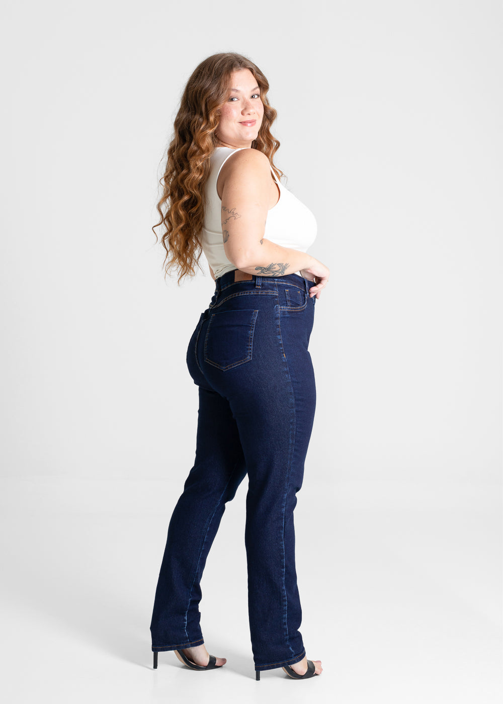 Calça Jeans Sawary Cigarrete Plus Size - 280845 AZUL