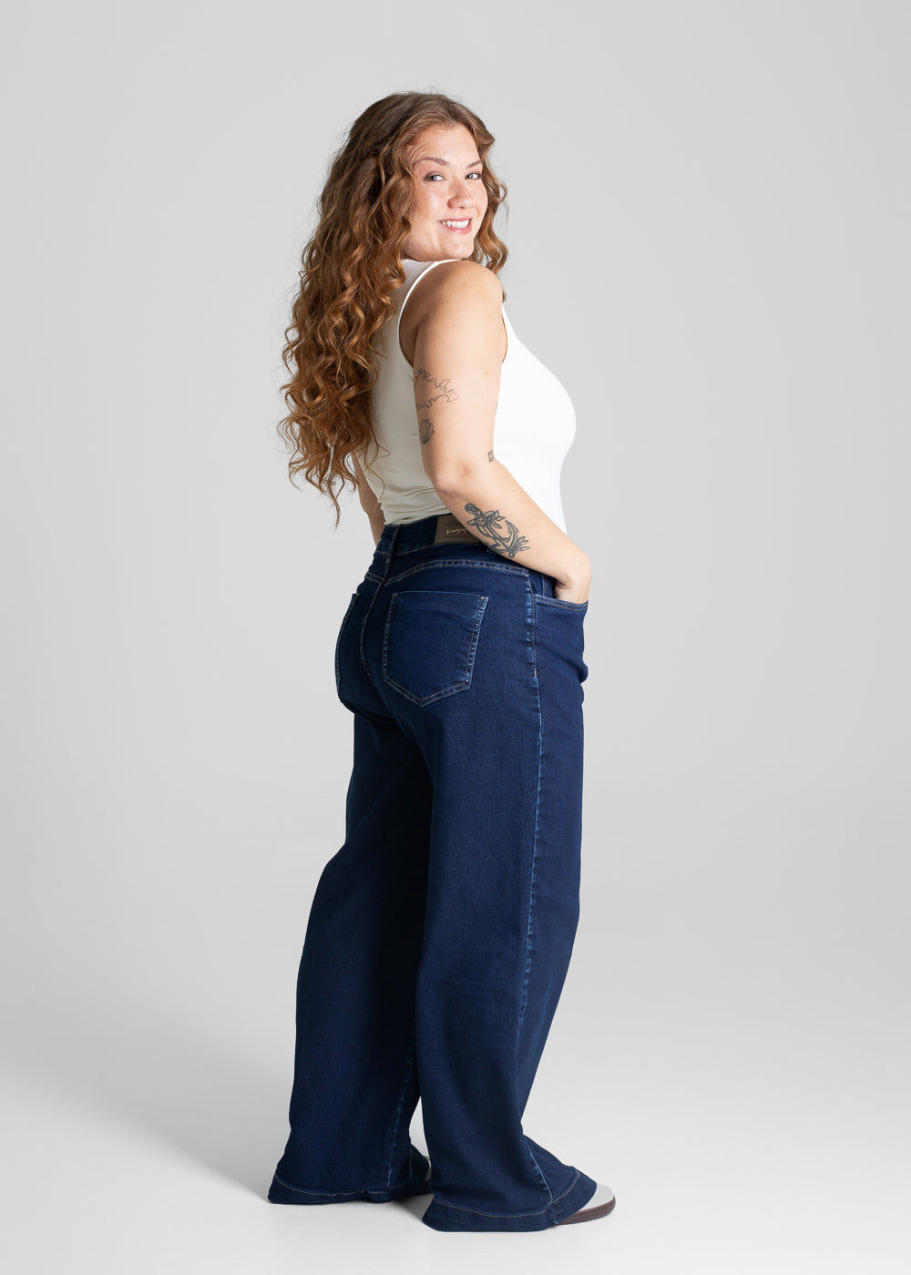 Calça Jeans Sawary  Plus Size Petit - 280846 AZUL