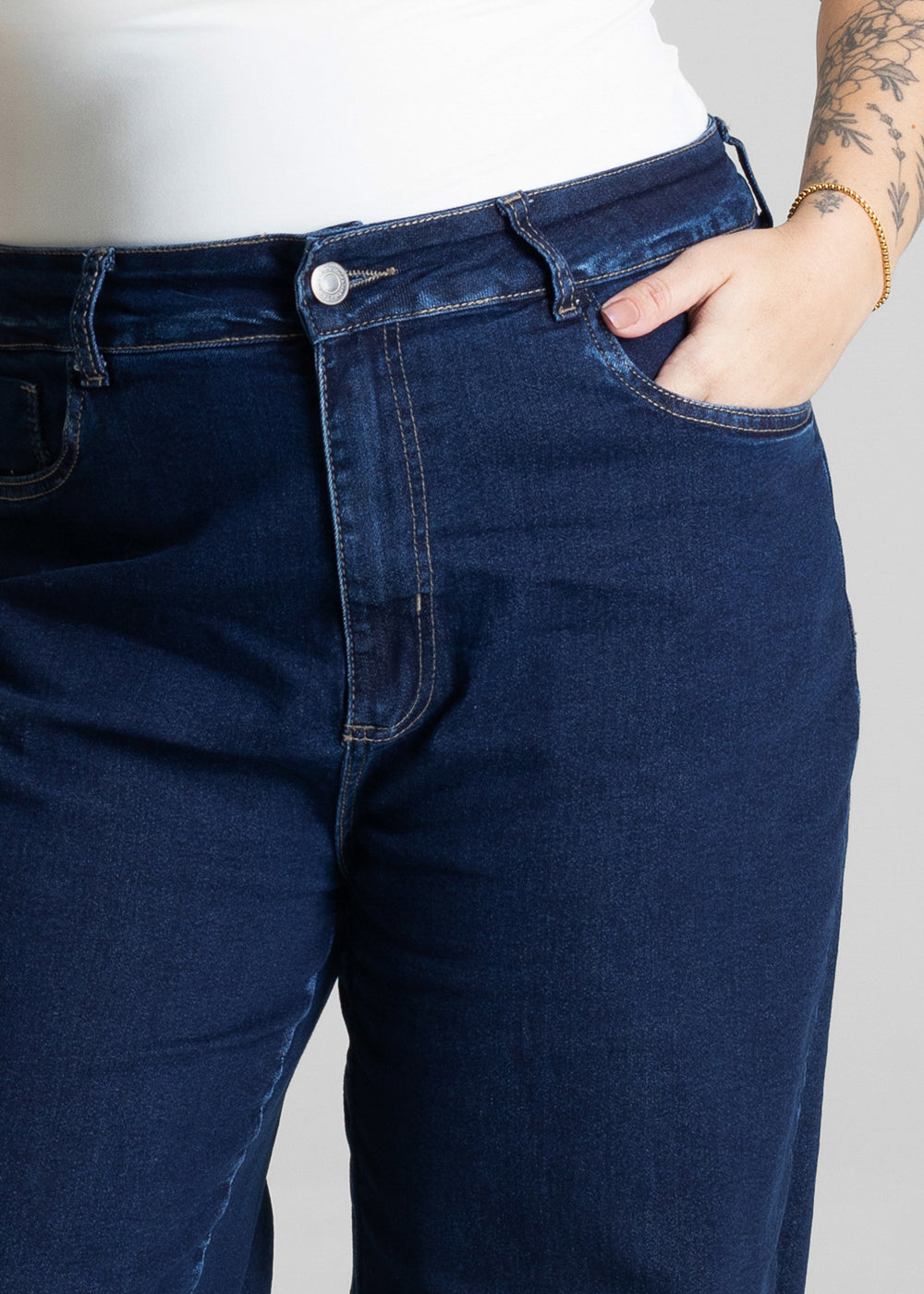 Calça Jeans Sawary  Plus Size Petit - 280846 AZUL