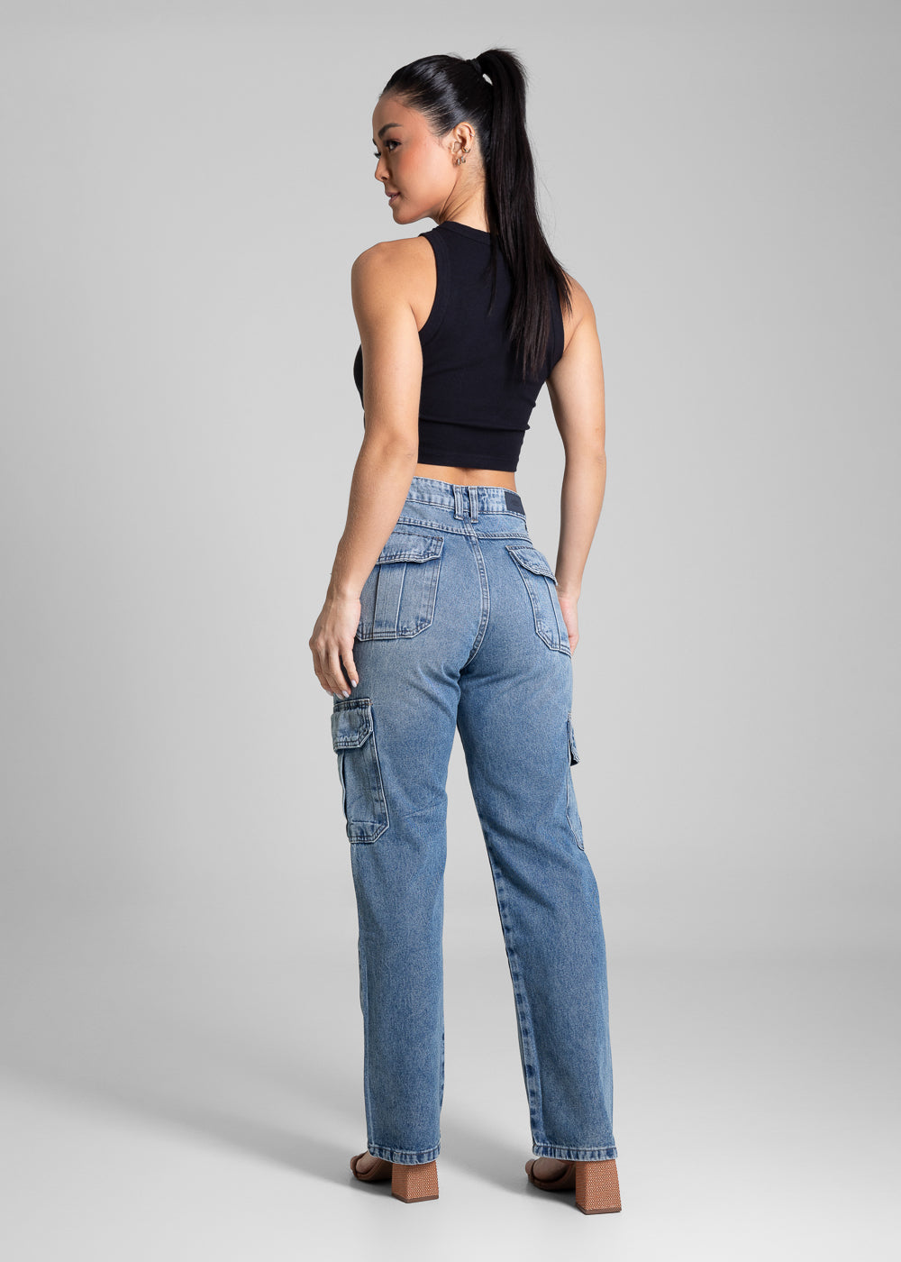 Calça Jeans Sawary Reta Petit - 280858 AZUL