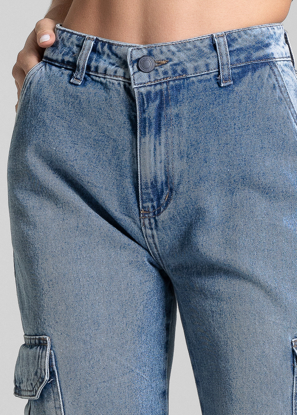 Calça Jeans Sawary Reta Petit - 280858 AZUL