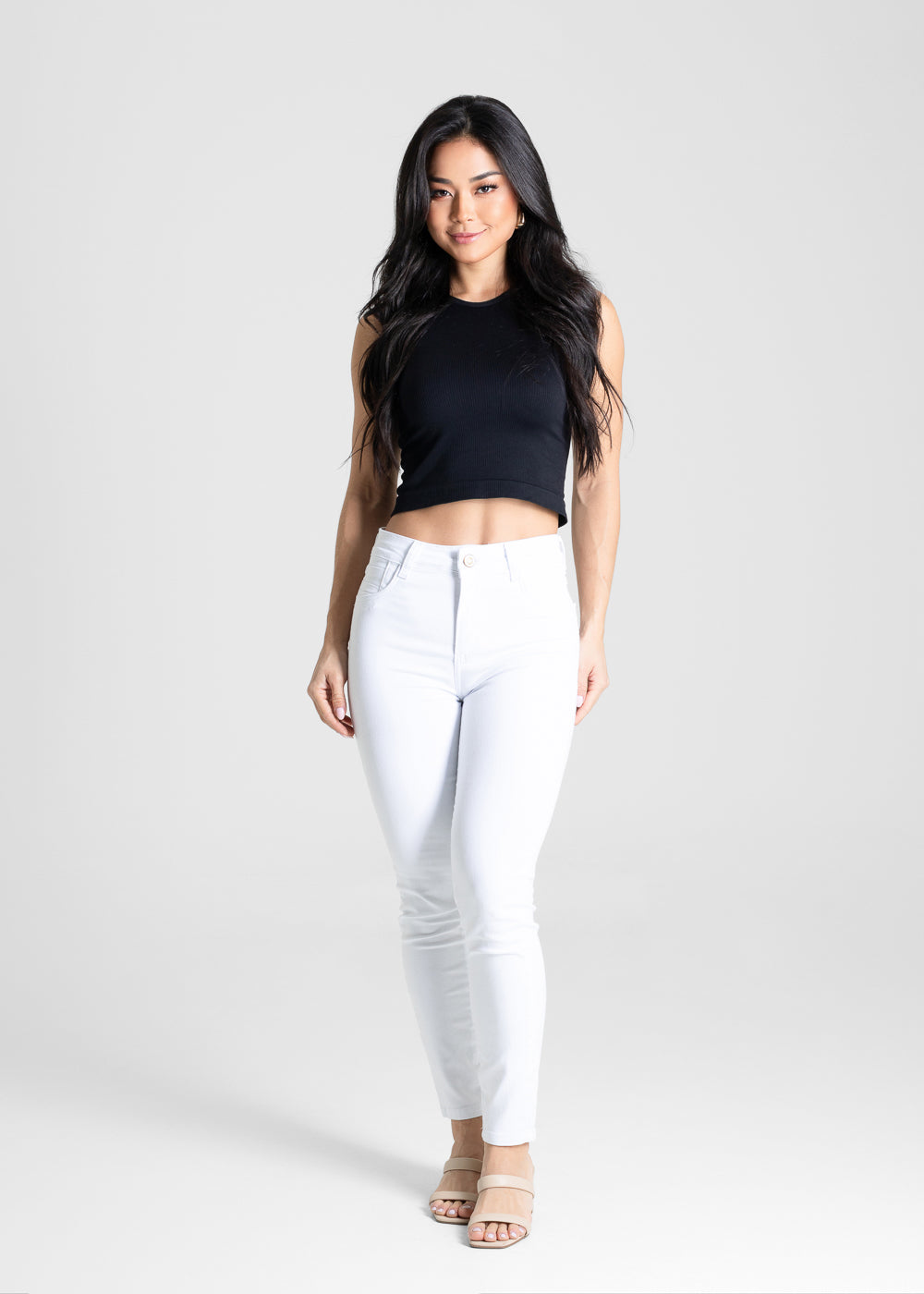 Calça Sarja Sawary Cigarrete - 280860 BRANCO