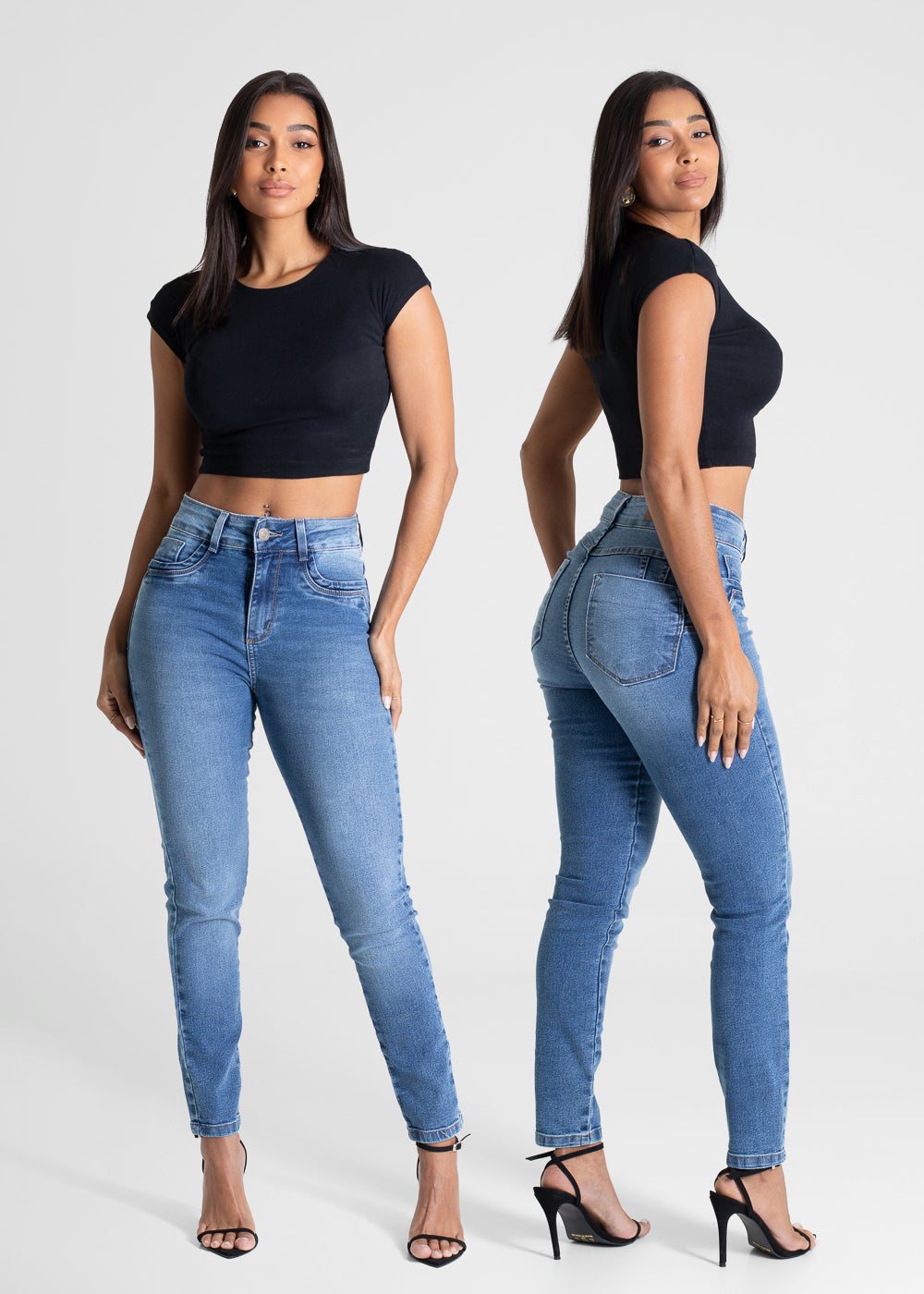 Calça Jeans Sawary Levanta Bumbum - 280886 AZUL