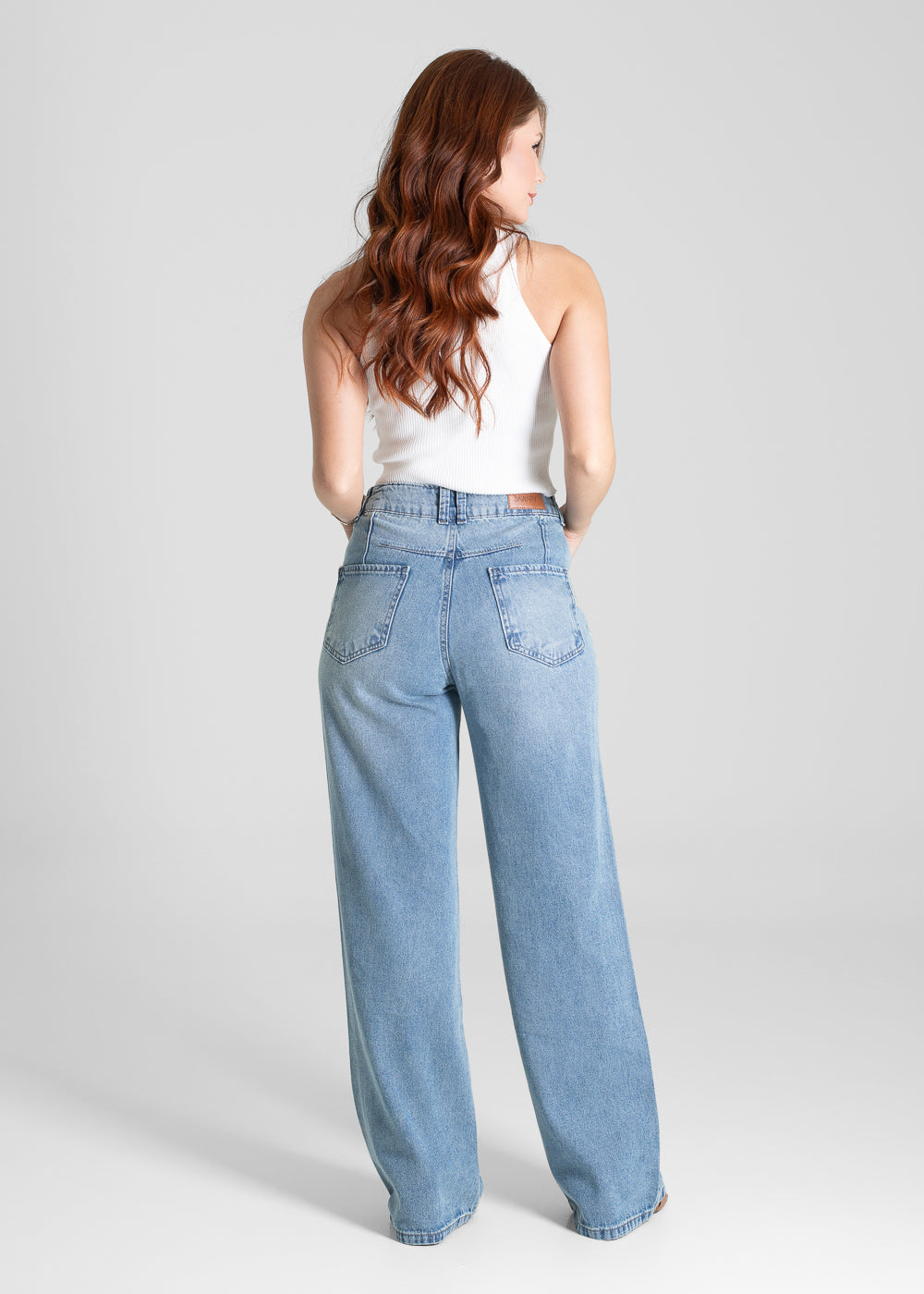 Calça Jeans Sawary Wide Leg - 280888 AZUL