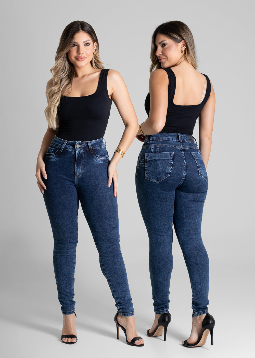 Calça Jeans Sawary Levanta Bumbum - 280890 AZUL