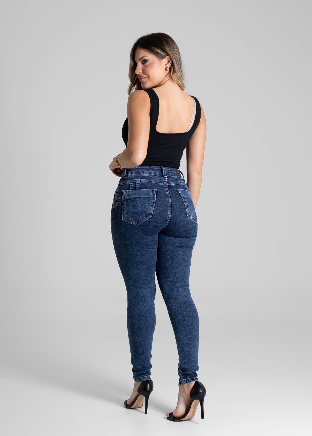 Calça Jeans Sawary Levanta Bumbum - 280890 AZUL