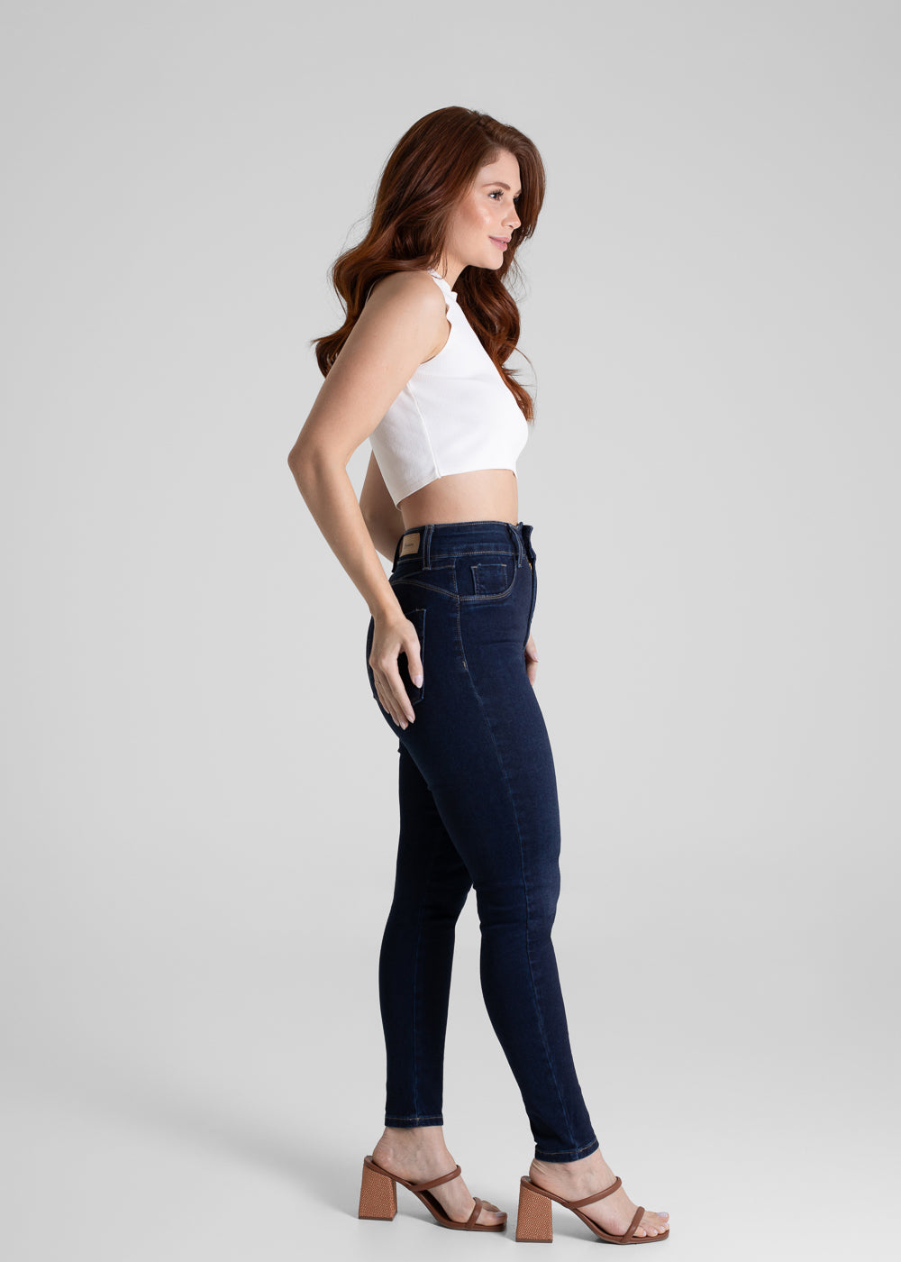 Calça Jeans Sawary Push Up - 280903 AZUL