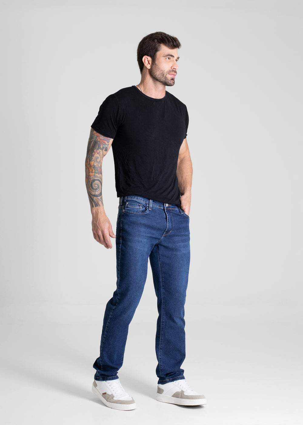 Calça Jeans Sawary Reta - 280906 AZUL