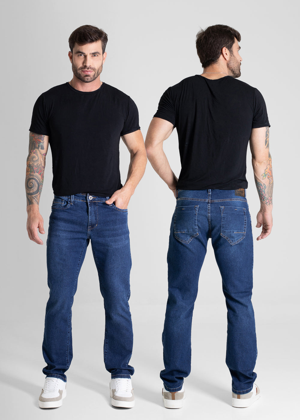 Calça Jeans Sawary Reta - 280906 AZUL