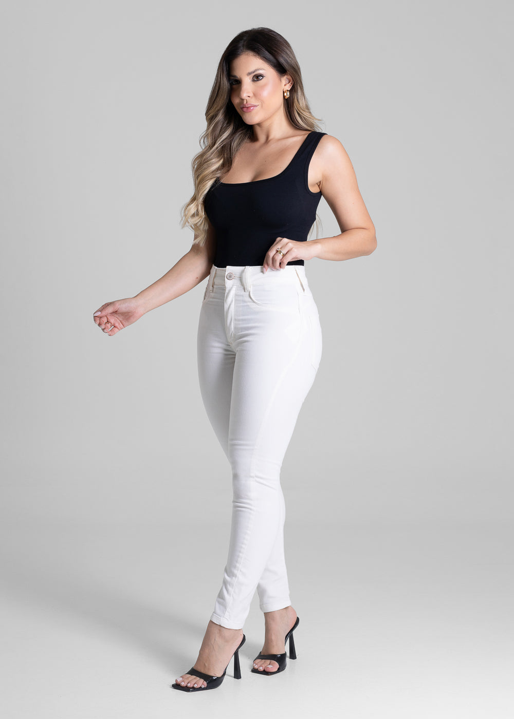 Calça Sarja Sawary Push Up -280908 PT