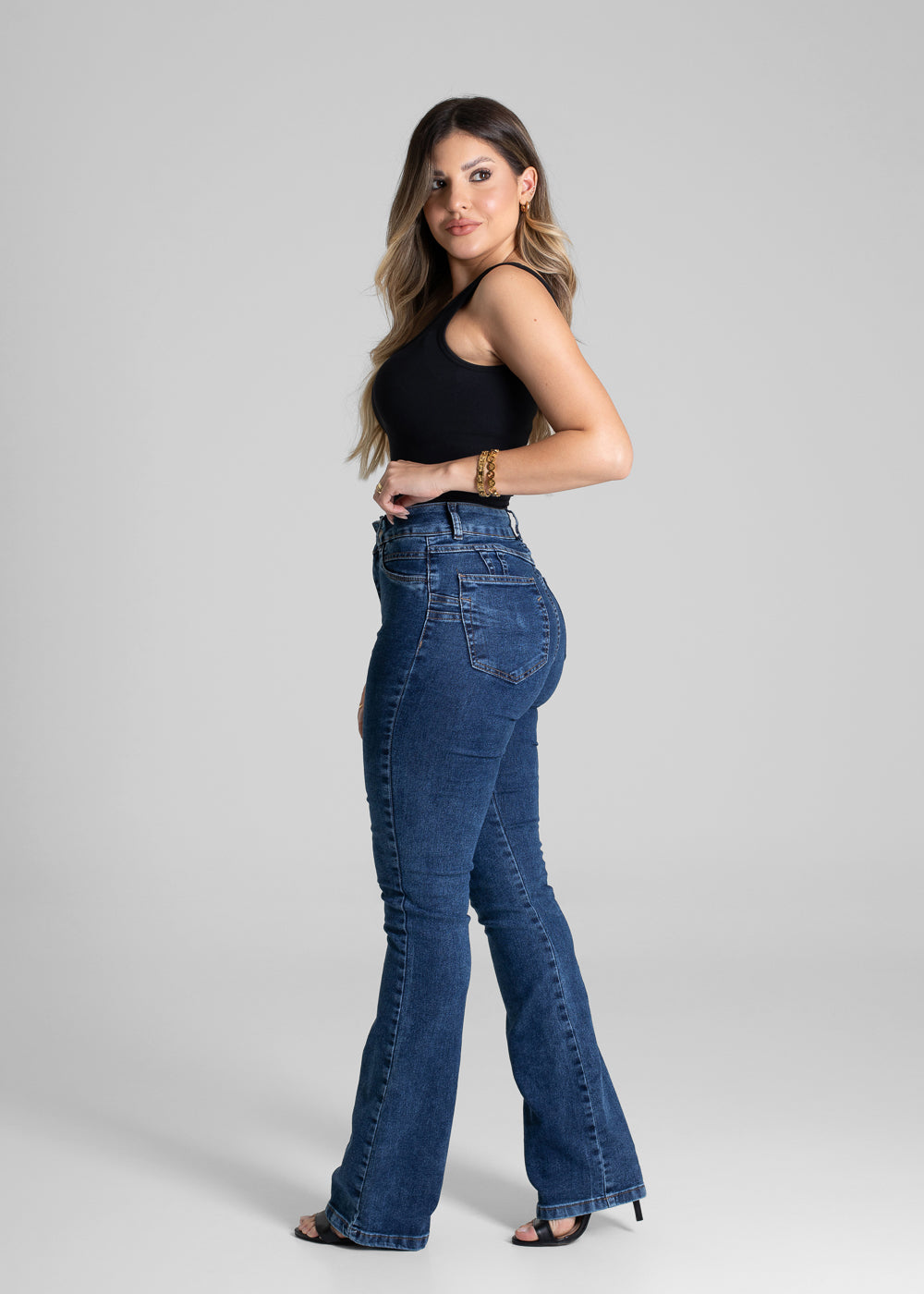 Calça Jeans Sawary Levanta Bumbum - 280911 AZUL