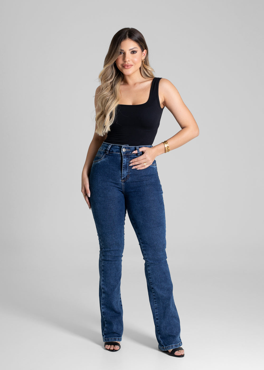 Calça Jeans Sawary Levanta Bumbum - 280911 AZUL