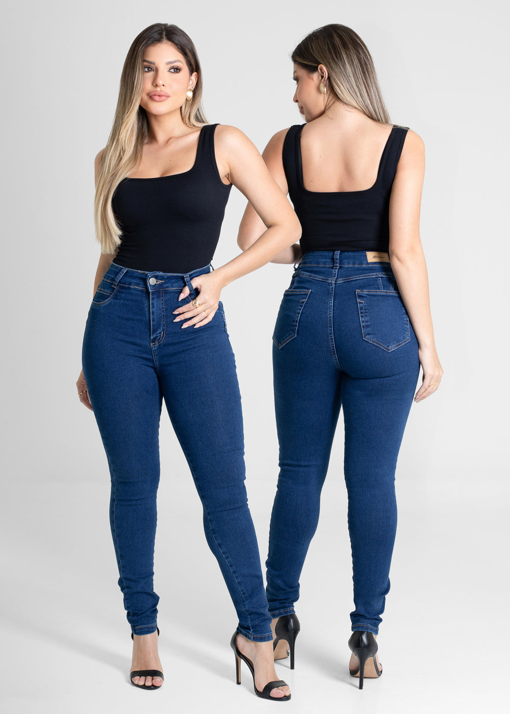 Calça Jeans Sawary Levanta Bumbum - 280913 AZUL