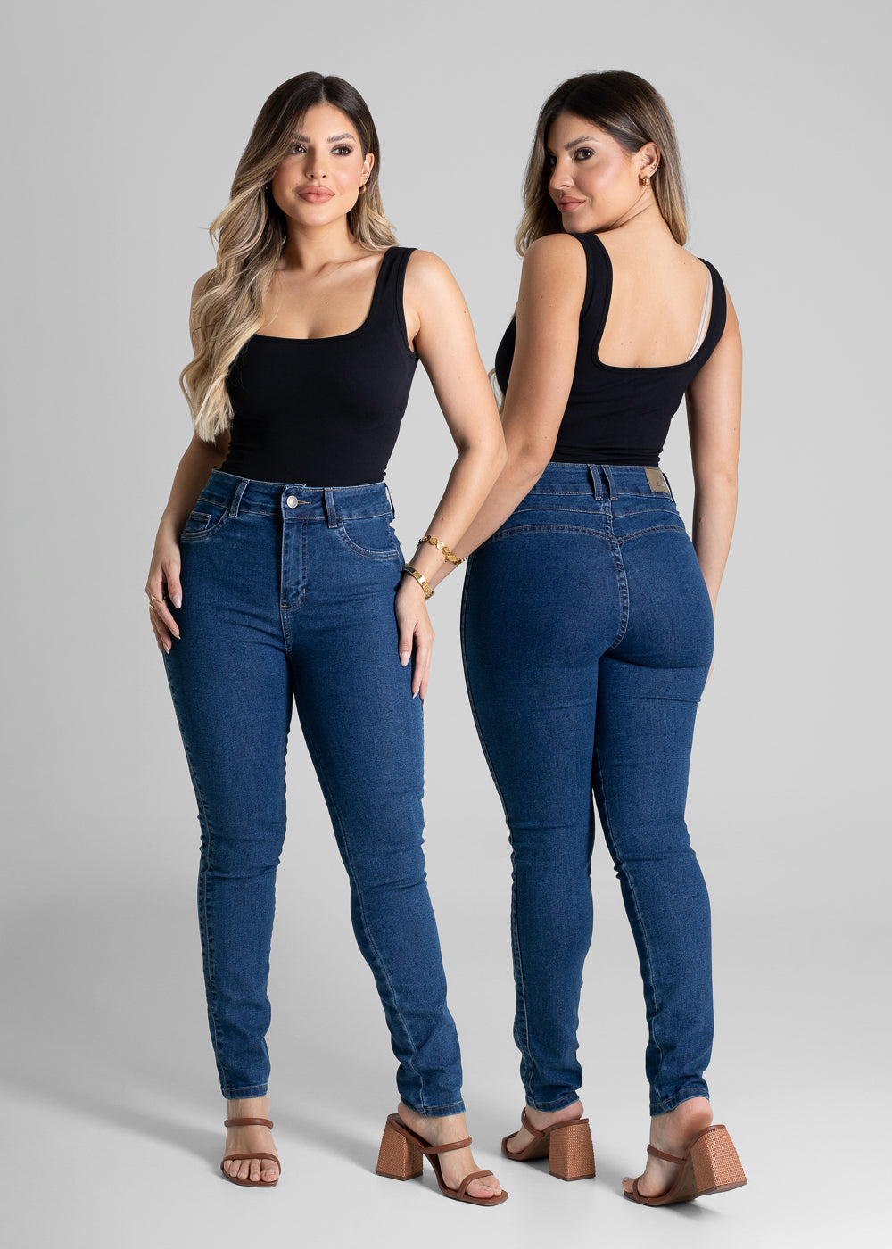 Calça Jeans Sawary Cigarrete - 280916 AZUL