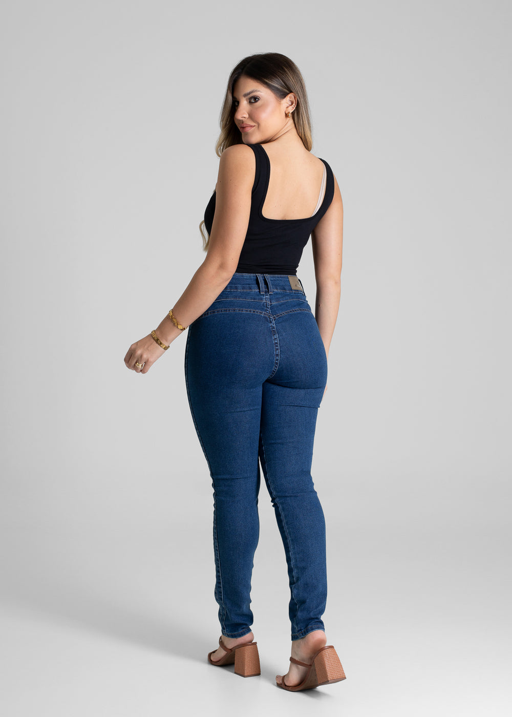 Calça Jeans Sawary Cigarrete - 280916 AZUL