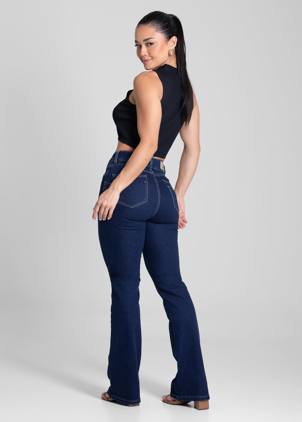 Calça Jeans Sawary Levanta Bumbum - 280918 AZUL