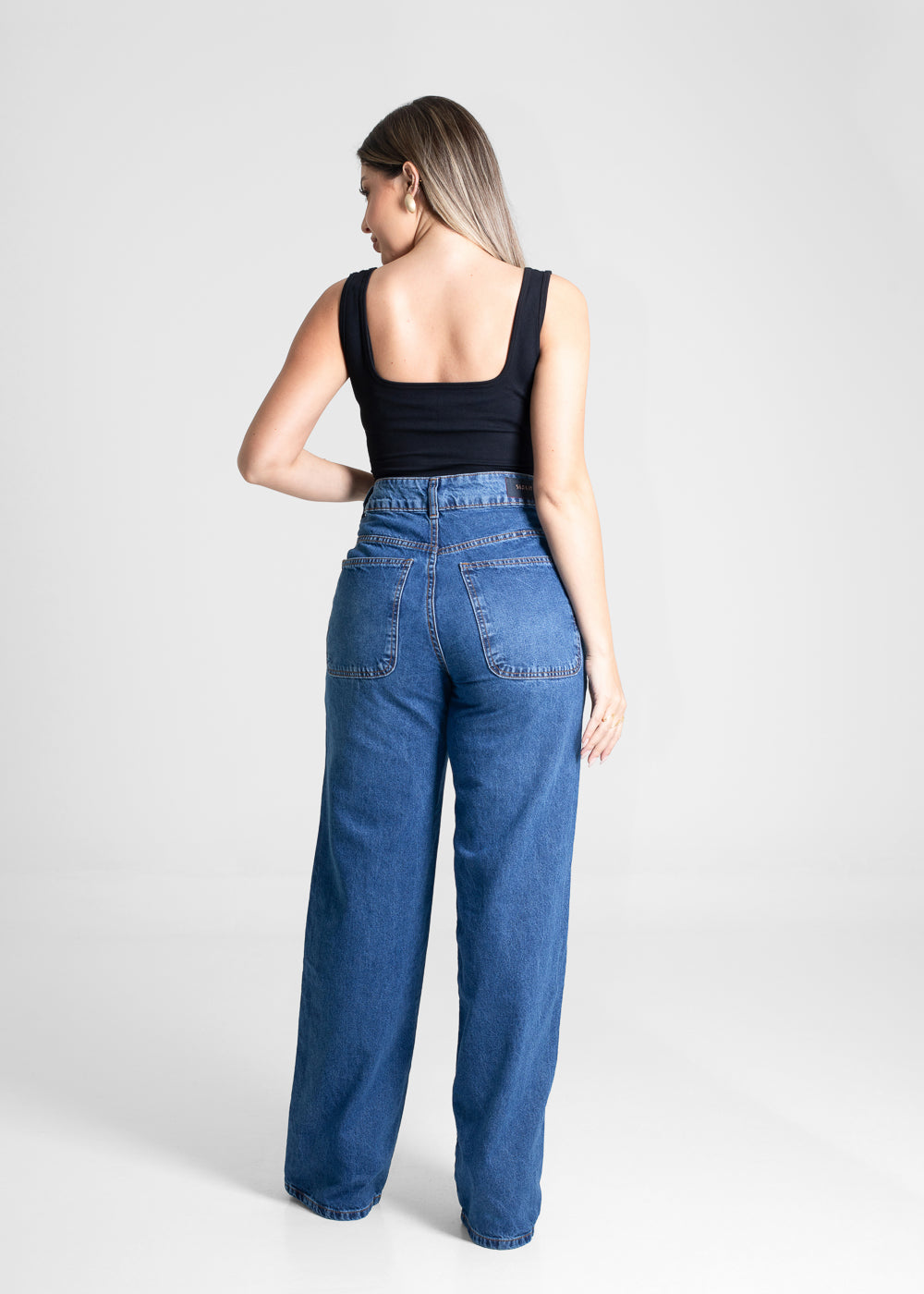 Calça Jeans Sawary Wide Leg - 280923 AZUL
