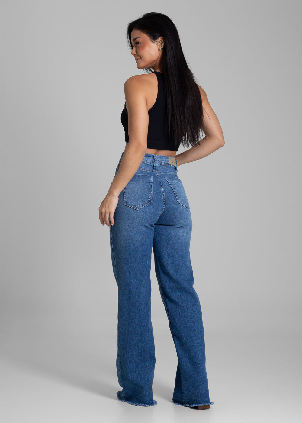 Calça Jeans Sawary Wide Leg - 280929 AZUL