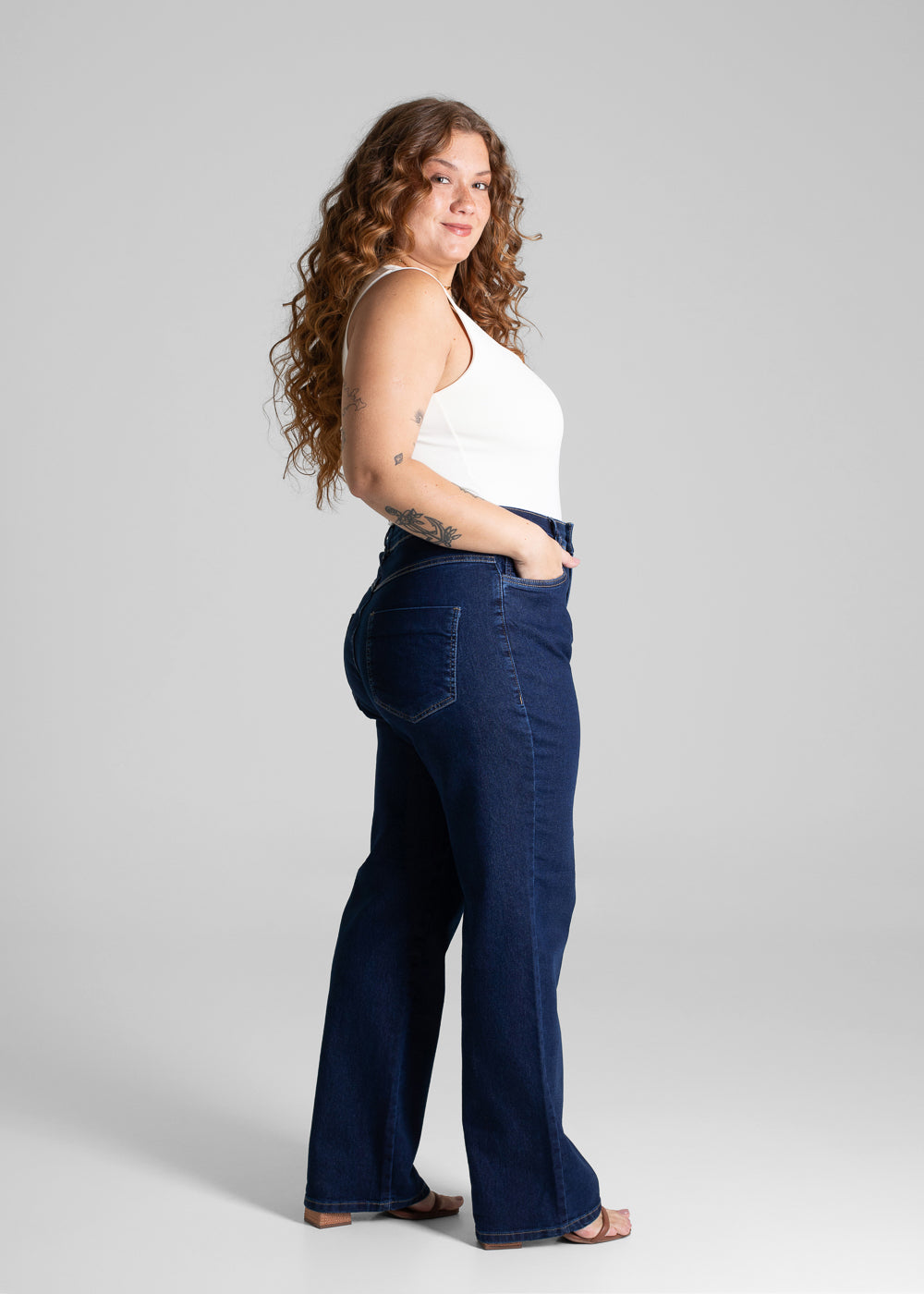Calça Jeans Sawary Plus Size Petit - 280934 AZUL
