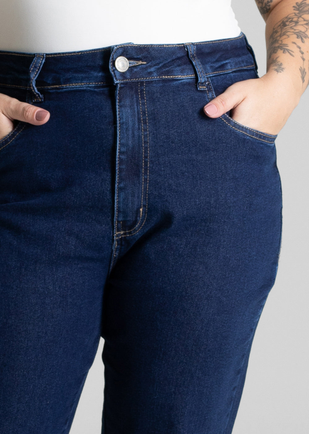 Calça Jeans Sawary Plus Size Petit - 280934 AZUL