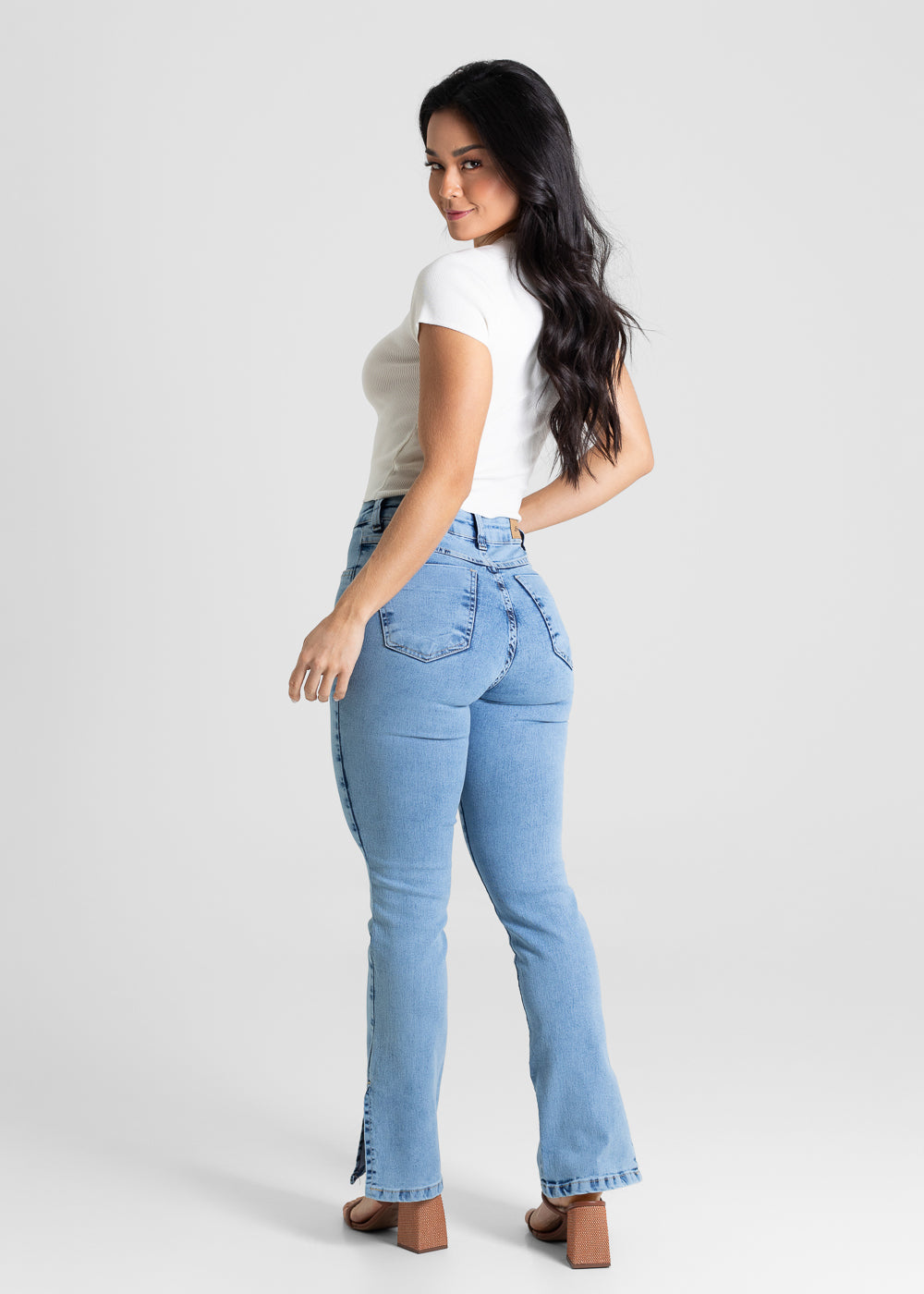 Calça Jeans Sawary Reta - 280940 AZUL