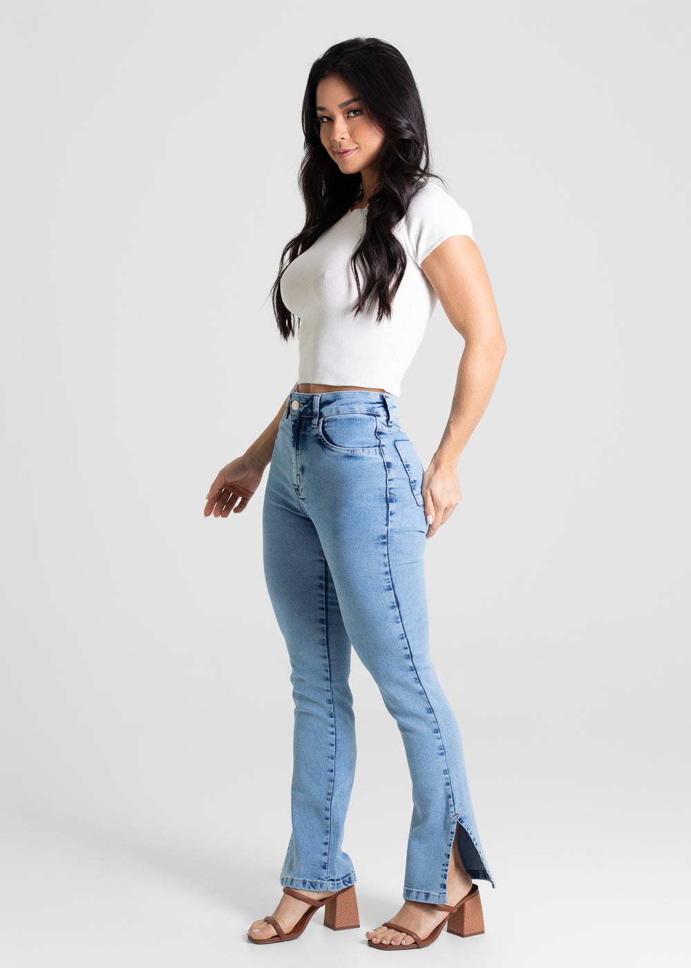 Calça Jeans Sawary Reta - 280940 AZUL