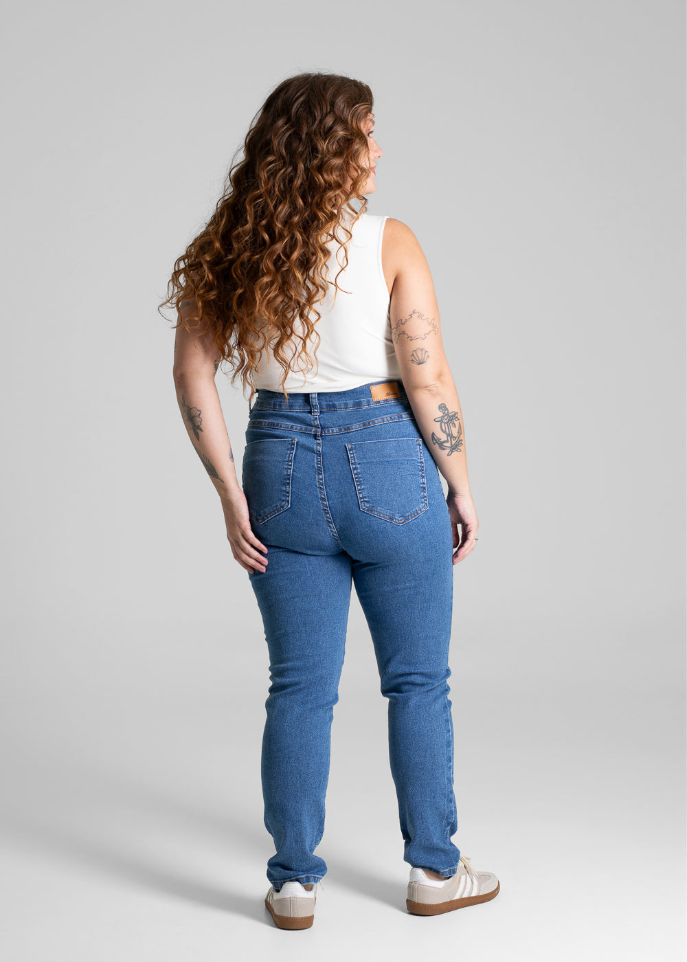 Calça Jeans Sawary Plus Size - 280945 AZUL