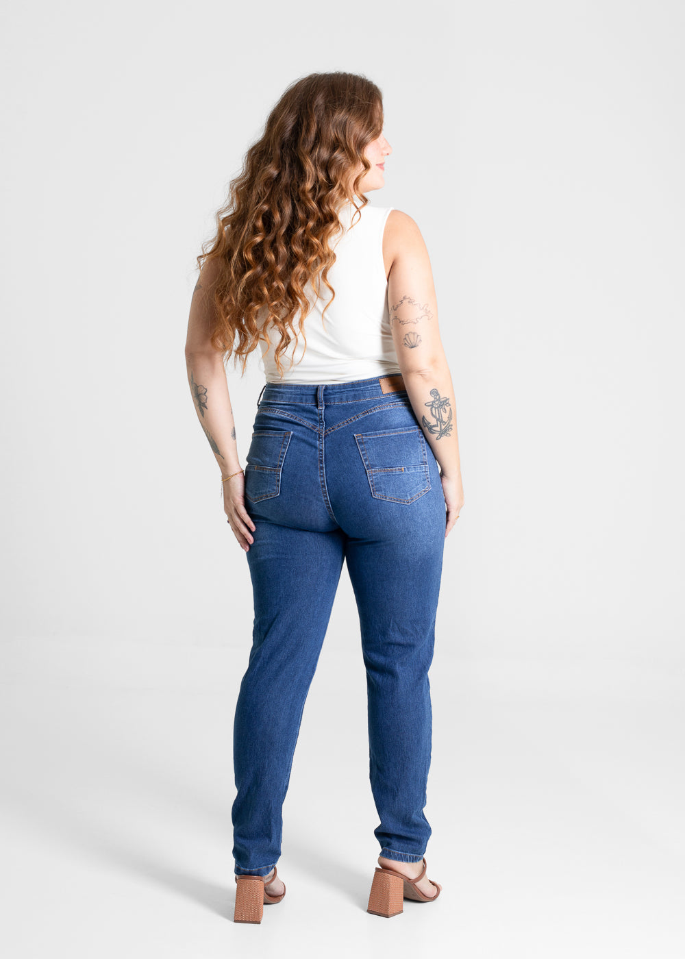 Calça Jeans Sawary Plus Size - 280946 AZUL