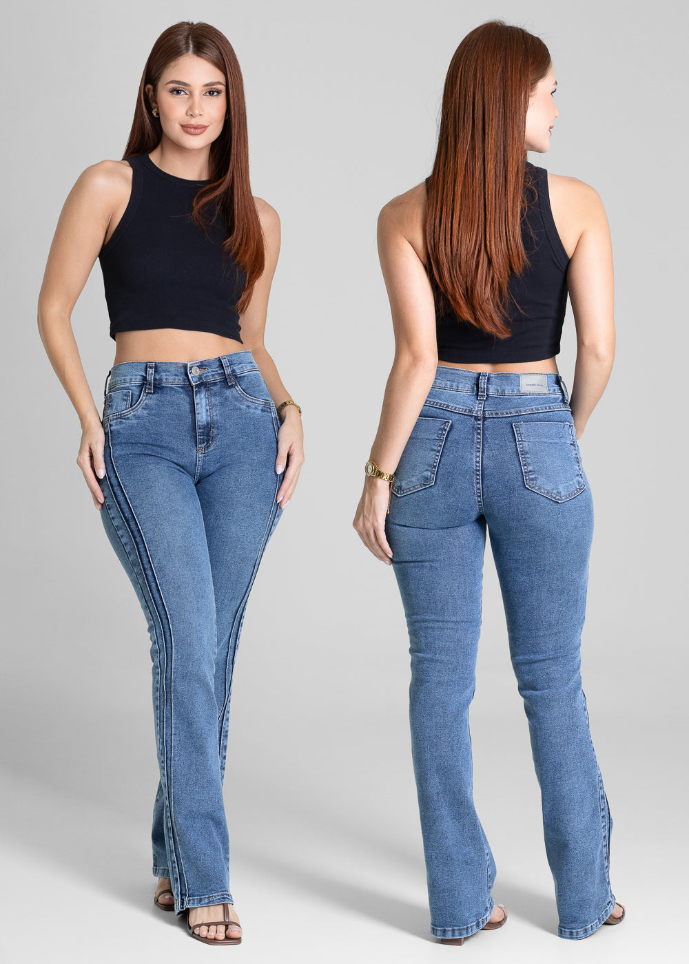 Calça Jeans Sawary Boot Cut - 280958 AZUL