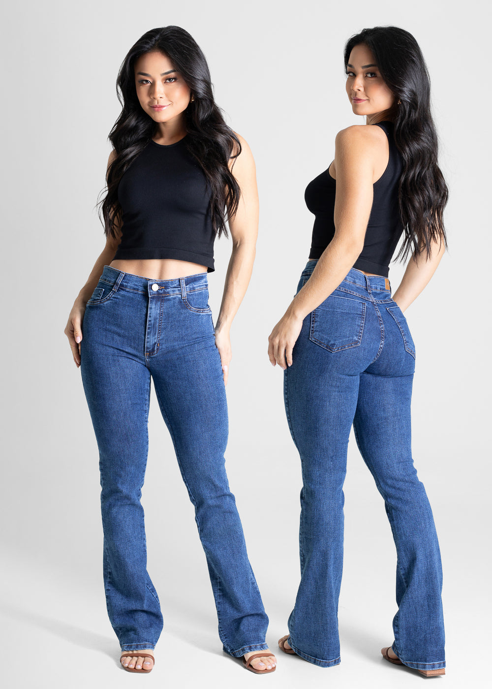 Calça Jeans Sawary Boot Cut - 280963 AZUL