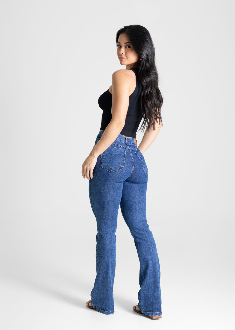 Calça Jeans Sawary Boot Cut - 280963 AZUL