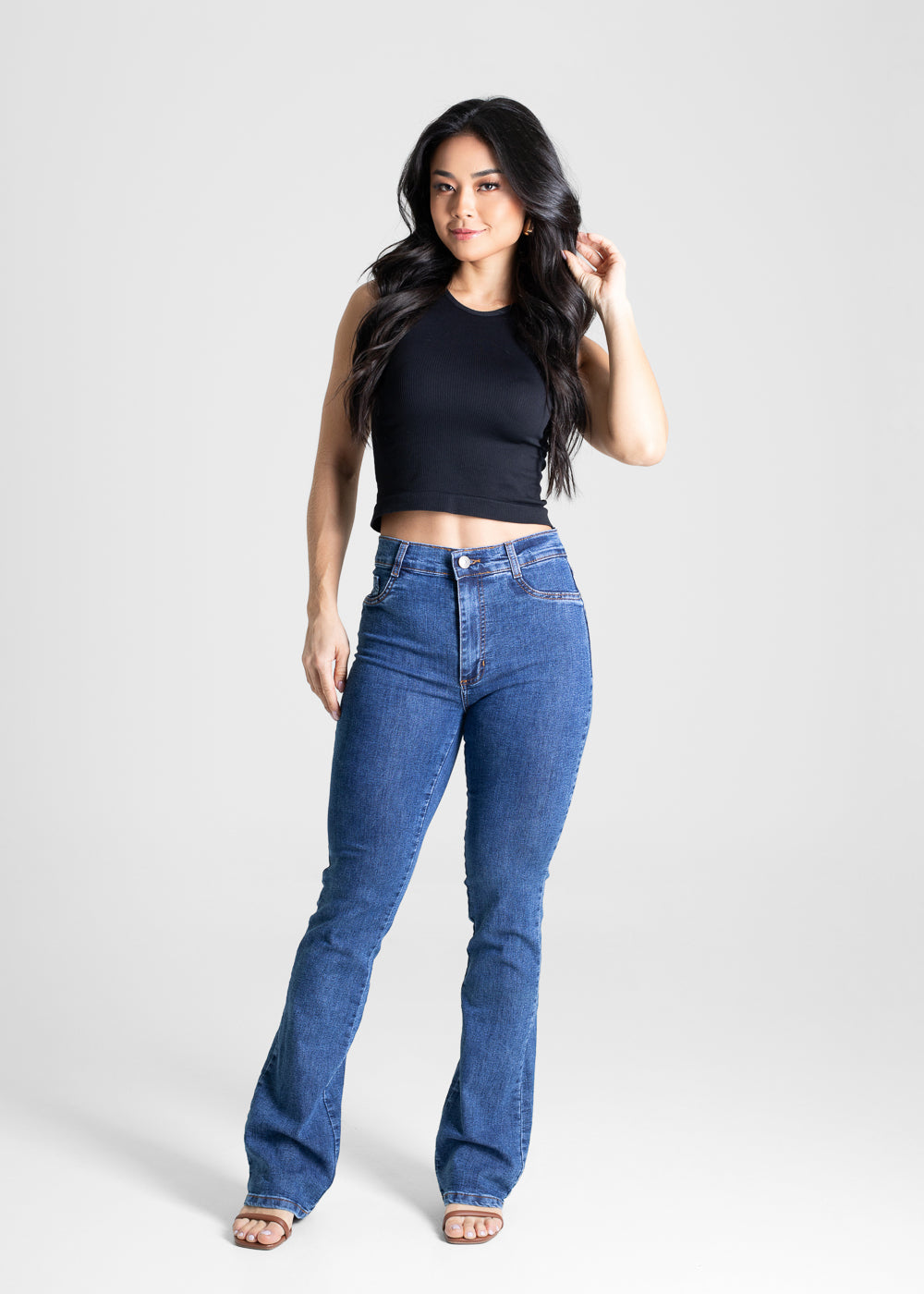 Calça Jeans Sawary Boot Cut - 280963 AZUL