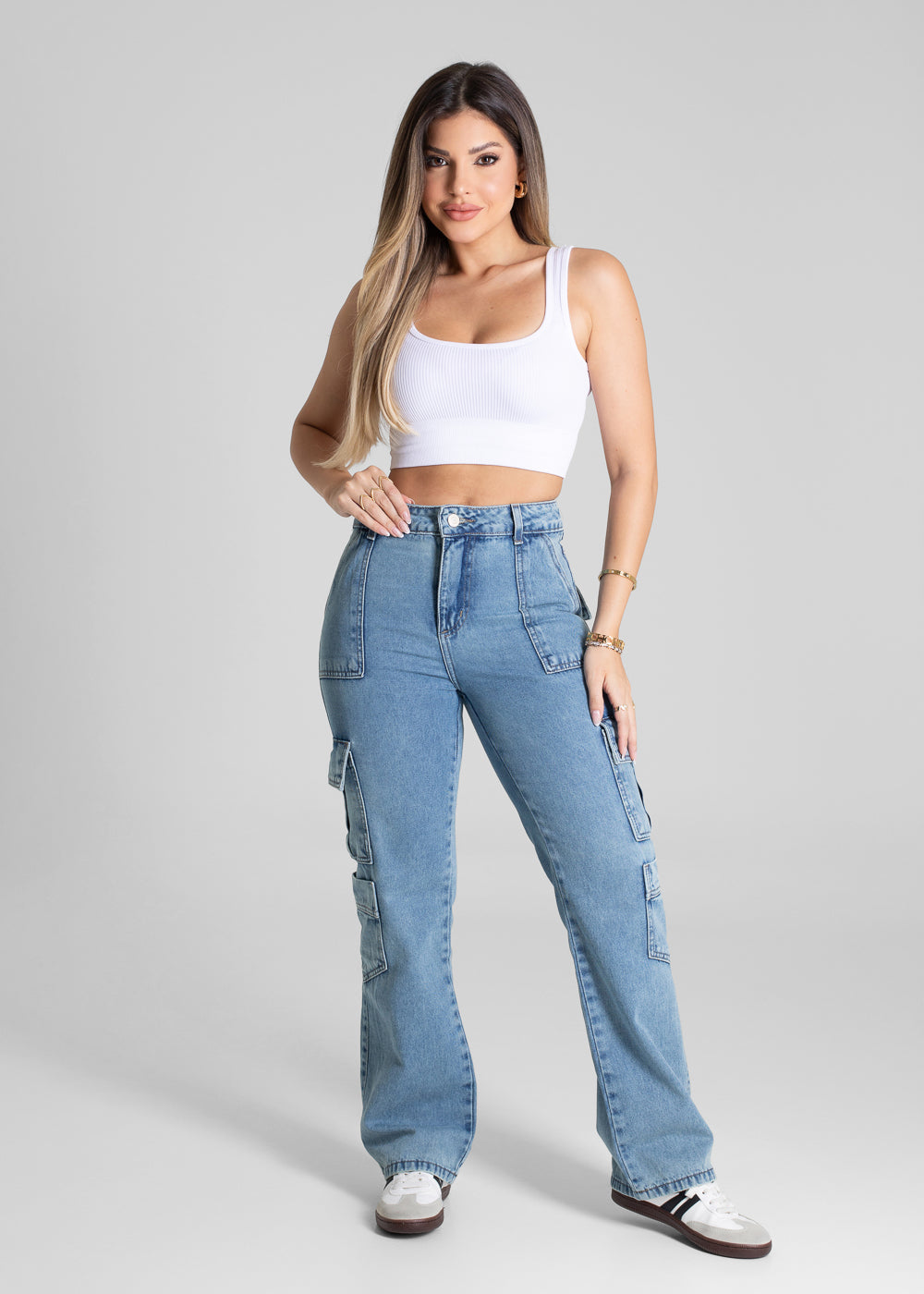 Calça Jeans Sawary Reta - 280970 AZUL