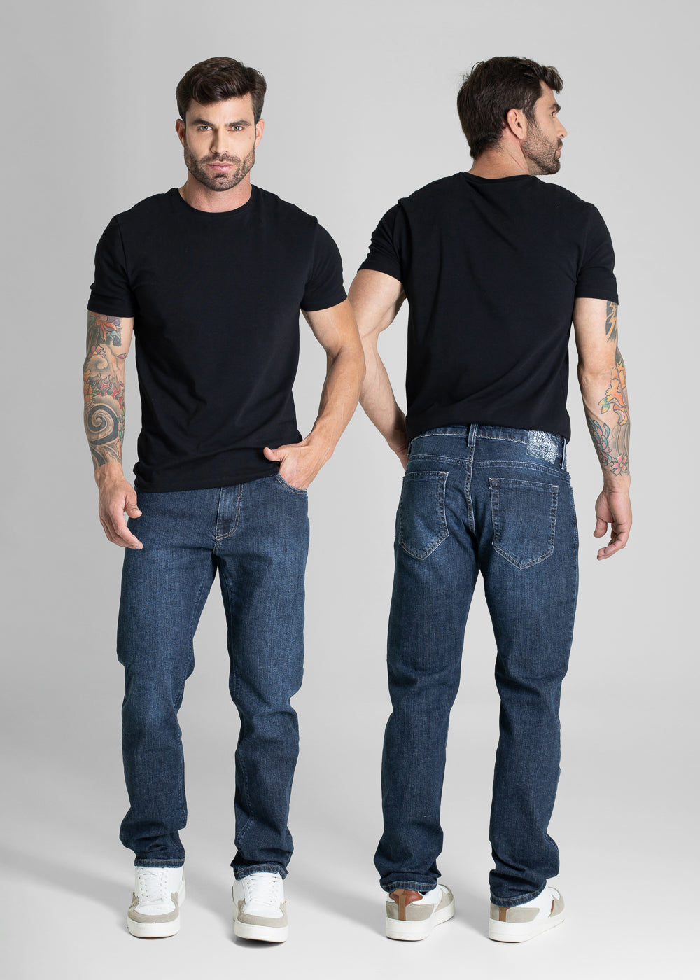 Calça Jeans Sawary Reta - 280990 AZUL