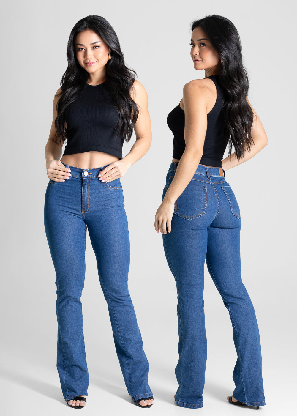 Calça Jeans Sawary Boot Cut - 280991 AZUL
