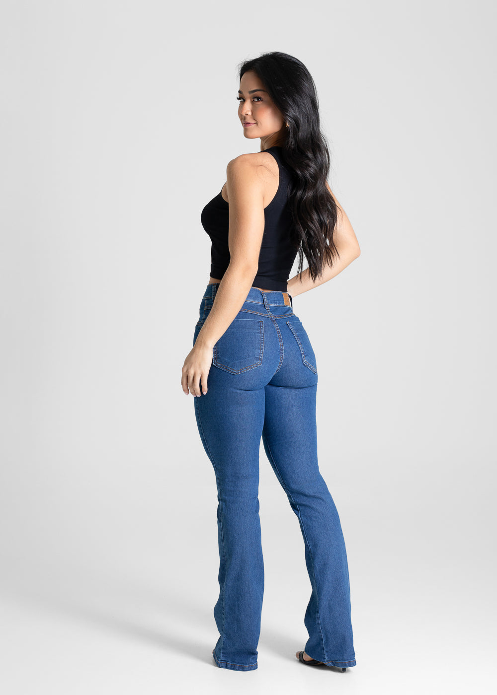 Calça Jeans Sawary Boot Cut - 280991 AZUL