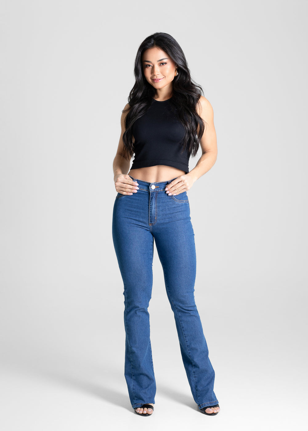 Calça Jeans Sawary Boot Cut - 280991 AZUL
