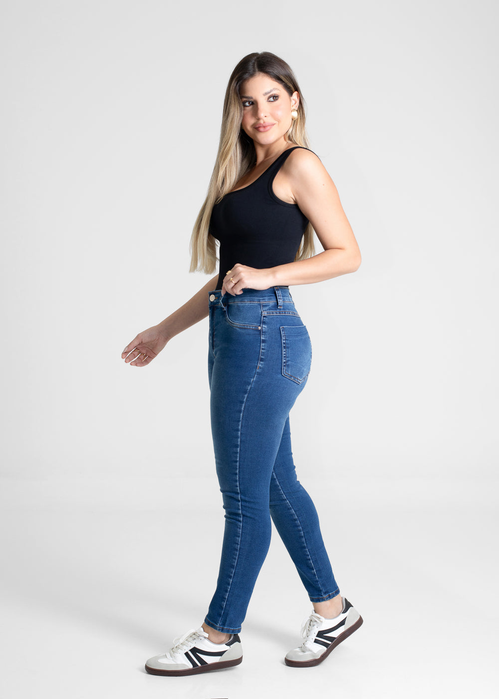 Calça Jeans Sawary Skinny - 280996 AZUL