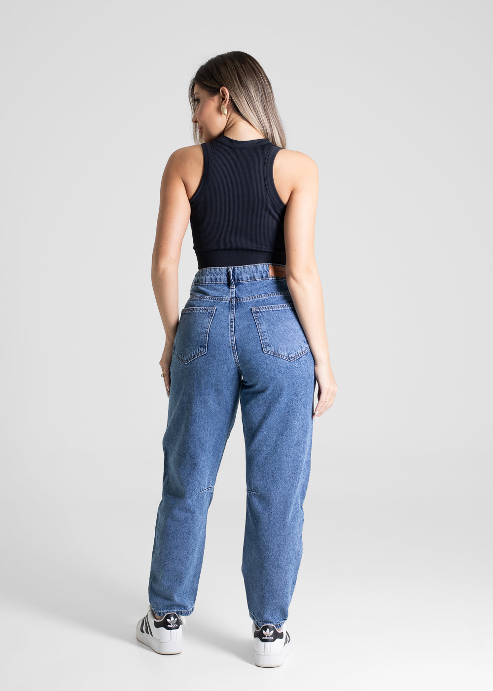 Calça Jeans Sawary Barrel - 281024 AZUL