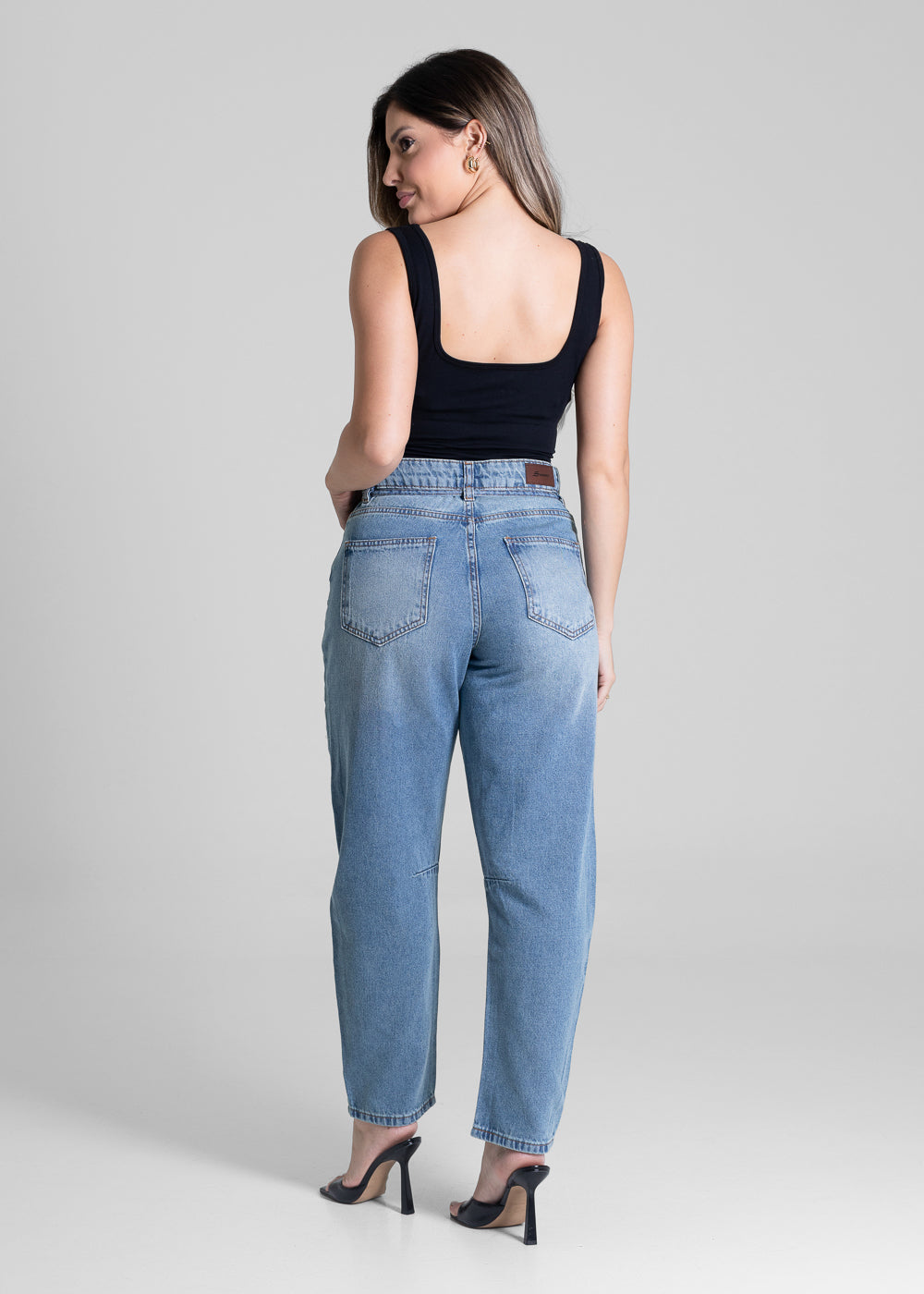 Calça Jeans Sawary Barrel - 281025 AZUL