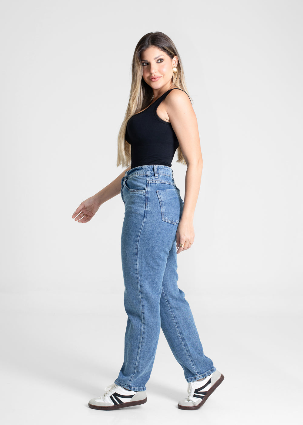 Calça Jeans Sawary Baggy - 281027 AZUL