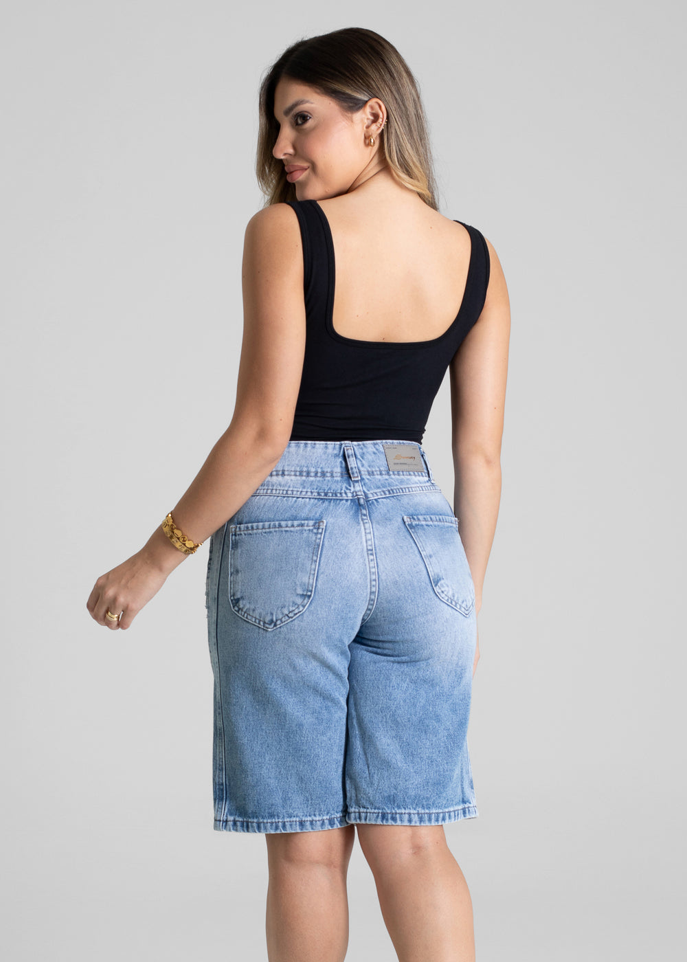 Bermuda Jeans Sawary - 281039 AZUL