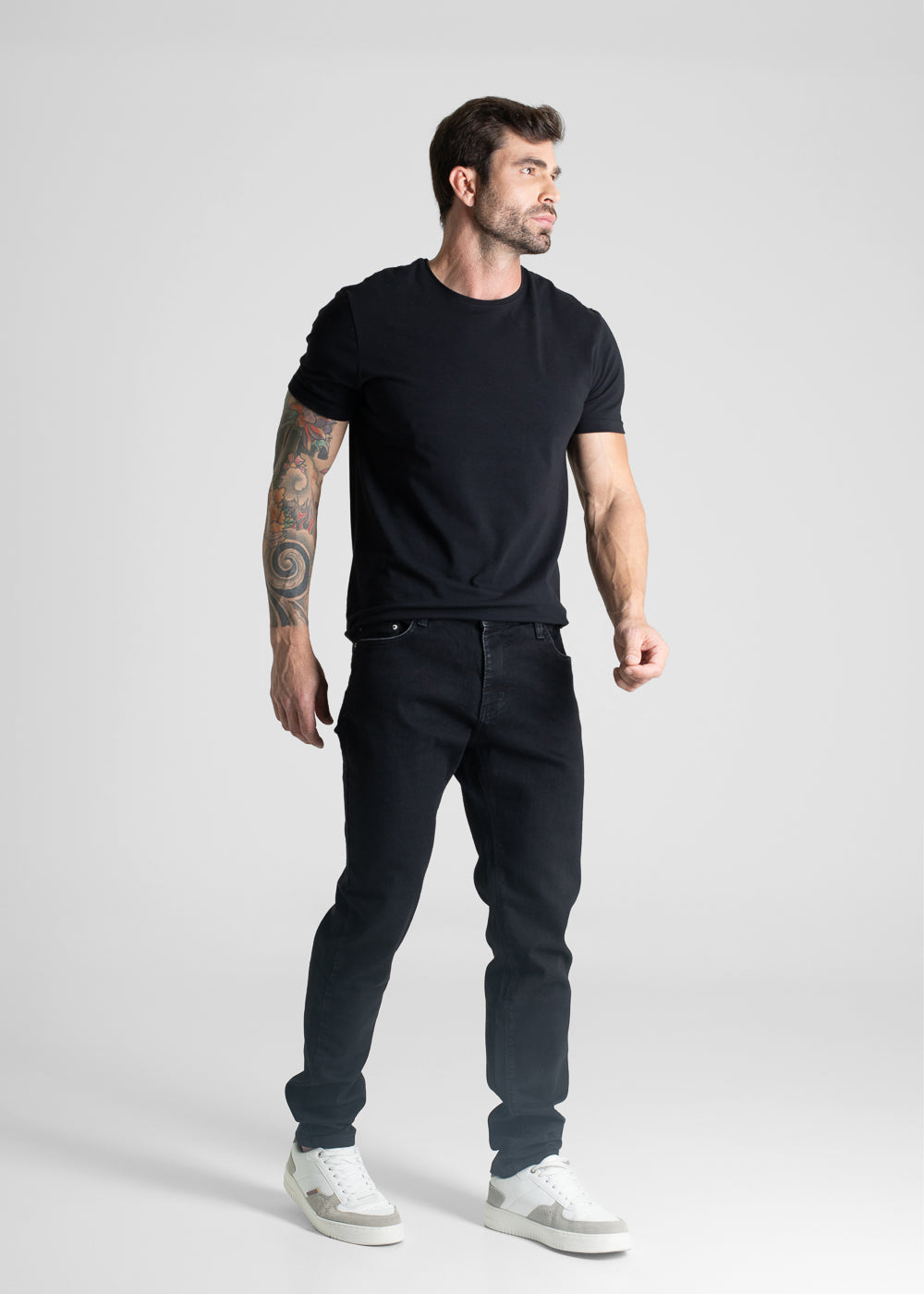 Calça Jeans Sawary Slim - 281051 PRETO