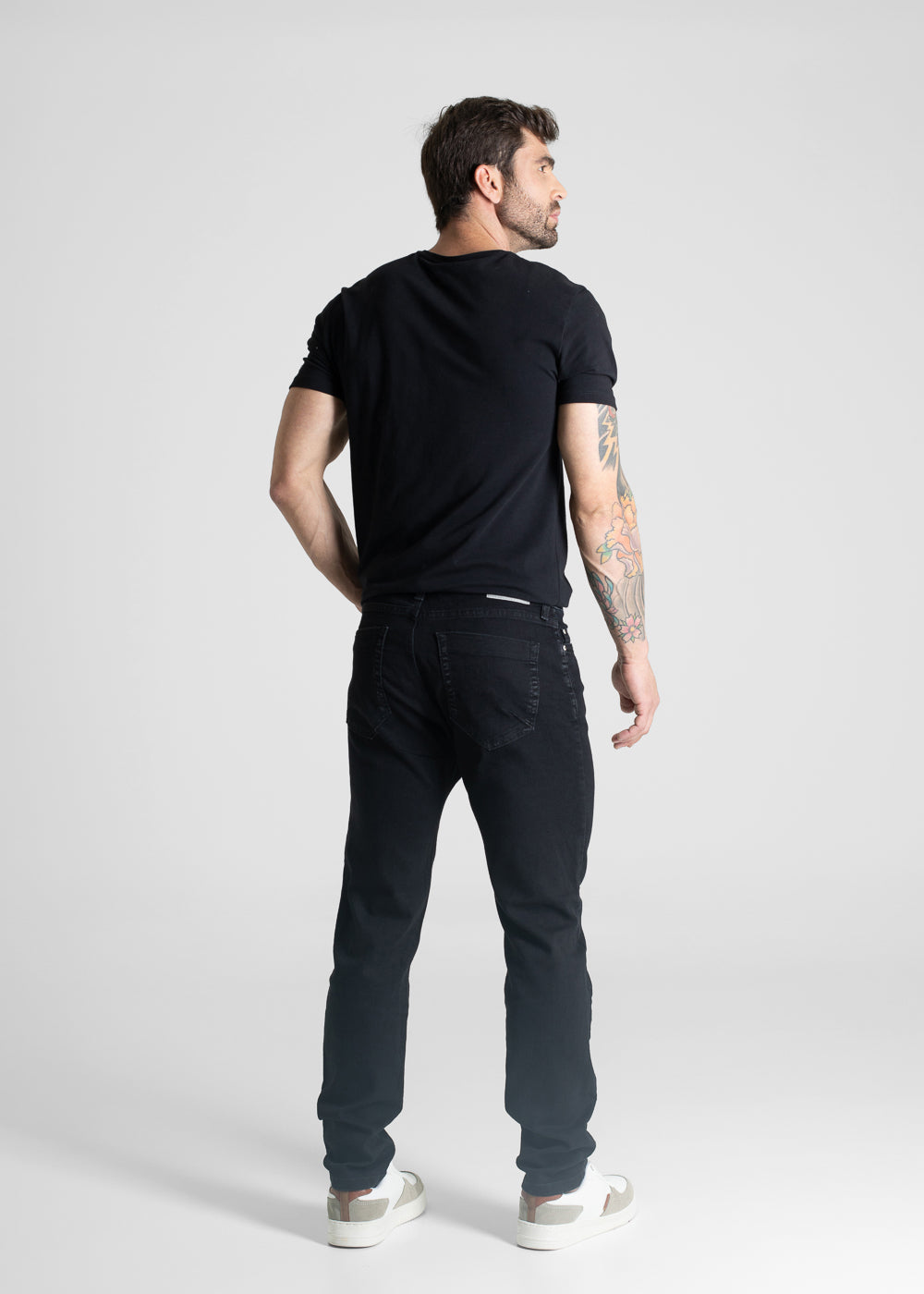 Calça Jeans Sawary Slim - 281051 PRETO
