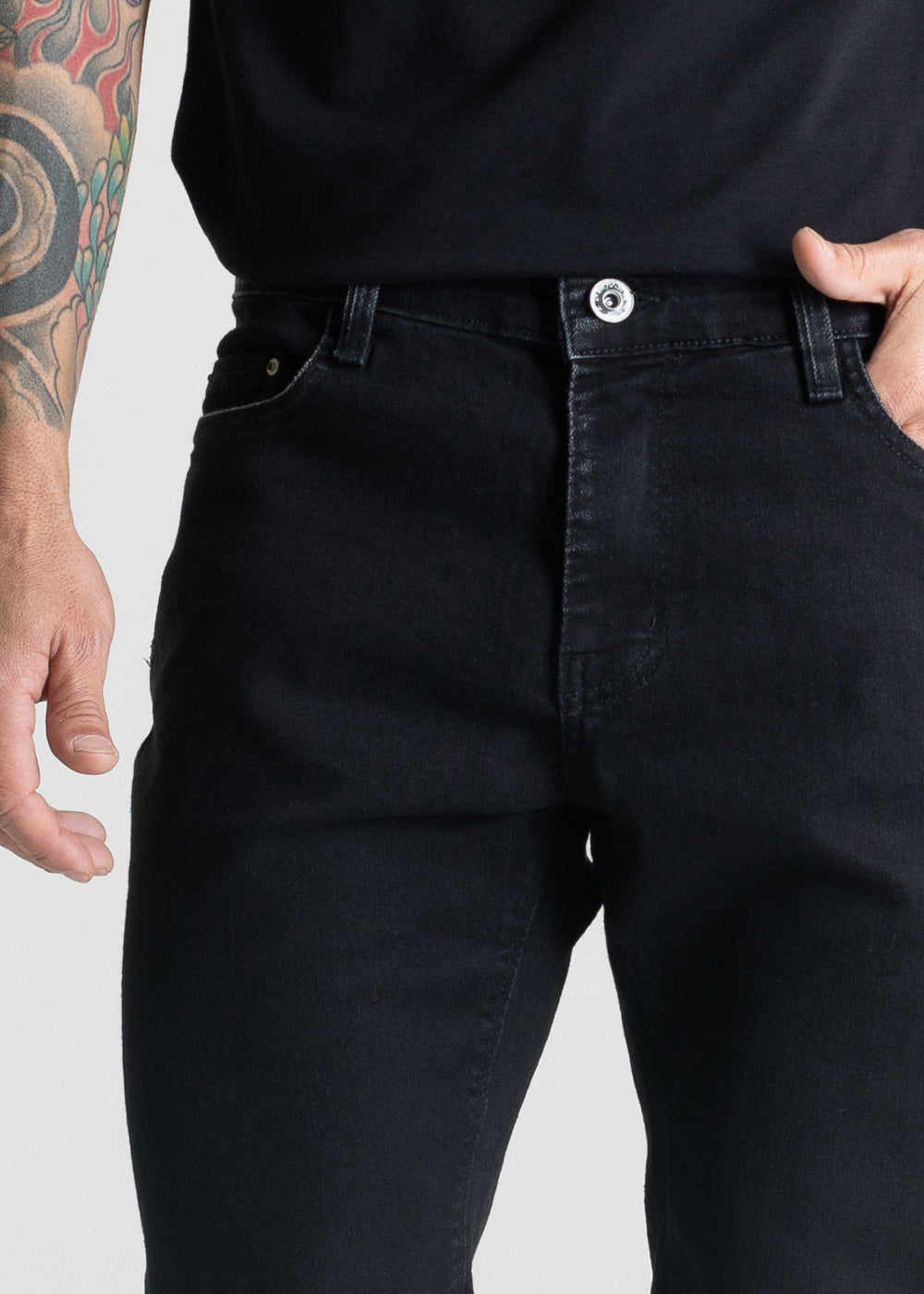 Calça Jeans Sawary Slim - 281051 PRETO