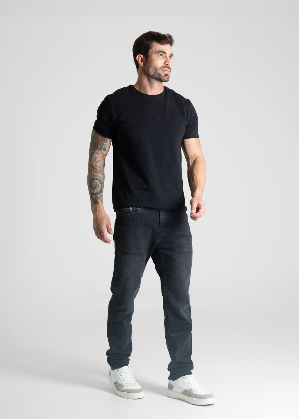 Calça Jeans Sawary Slim - 281056 PRETO